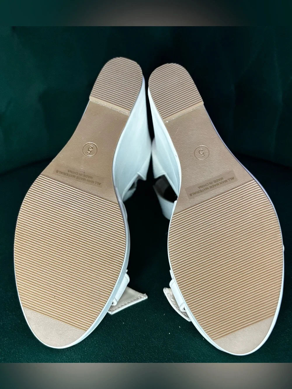 Lulus White Platform Ankle-Strap Wedge Sandals - Ladies